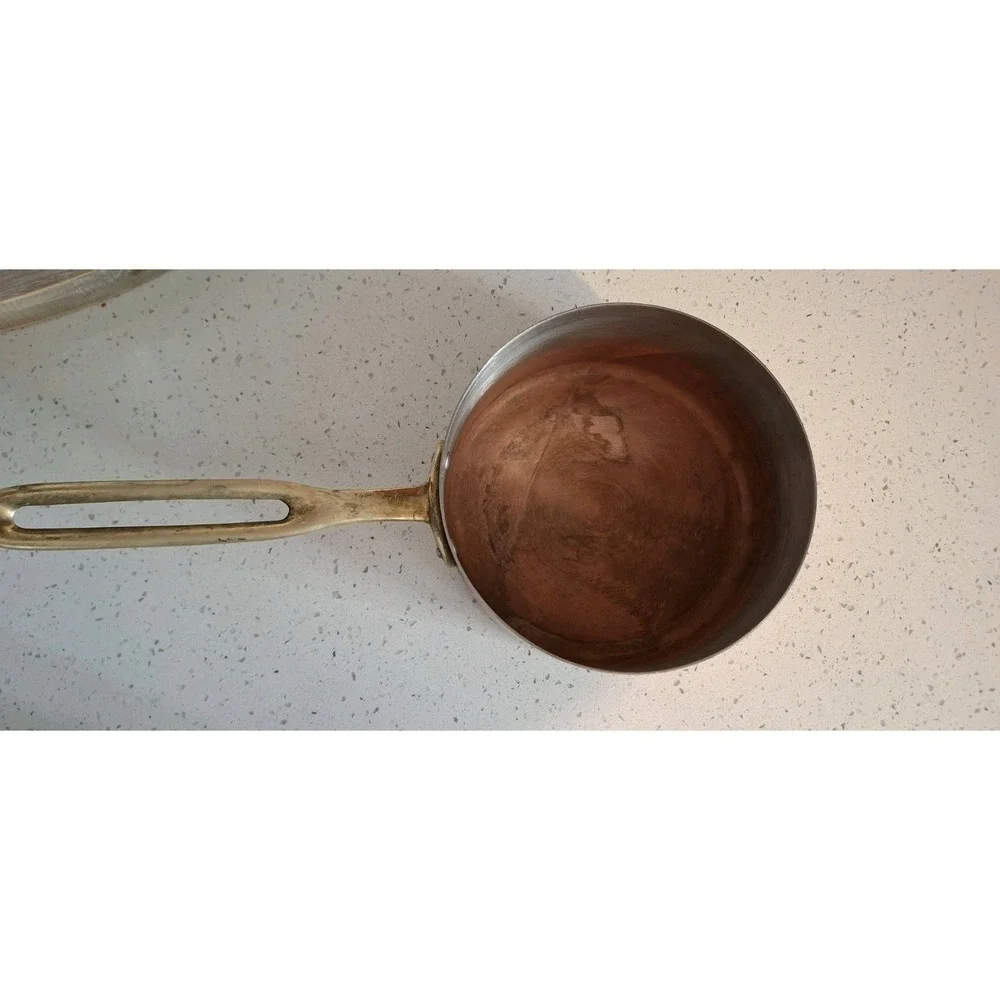 Vintage Copper Saucepan 6.5